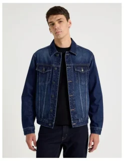 GRAB Type 3 Trucker Jacket in Dark Denim