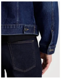 GRAB Type 3 Trucker Jacket in Dark Denim