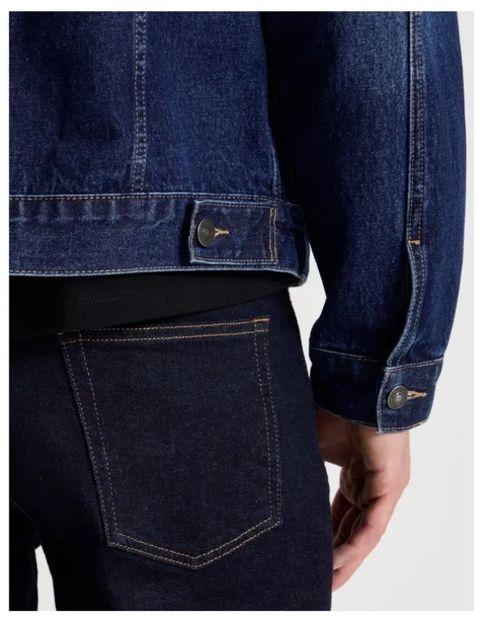 GRAB Type 3 Trucker Jacket in Dark Denim