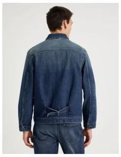 GRAB Type 1 Trucker Jacket in Mid Blues