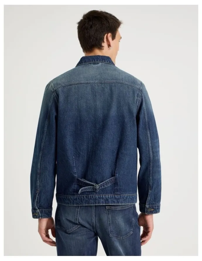 GRAB Type 1 Trucker Jacket in Mid Blues