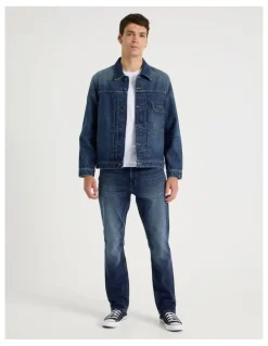 GRAB Type 1 Trucker Jacket in Mid Blues