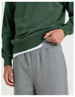 Grab Wide Leg Trackpant in Charcoal