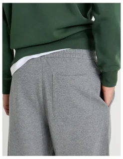 Grab Wide Leg Trackpant in Charcoal