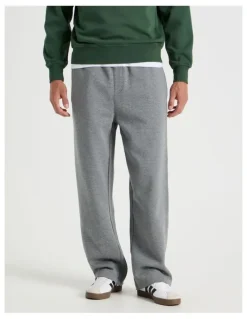 Grab Wide Leg Trackpant in Charcoal