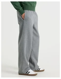 Grab Wide Leg Trackpant in Charcoal