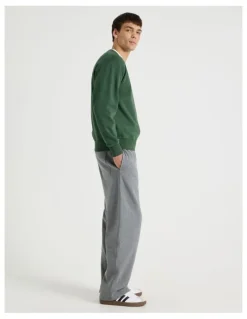 Grab Wide Leg Trackpant in Charcoal