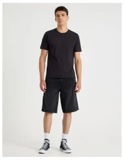 Grab Workwear Relaxed Shorts in Black