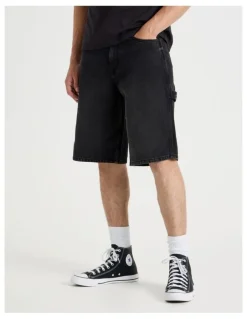 Grab Workwear Relaxed Shorts in Black