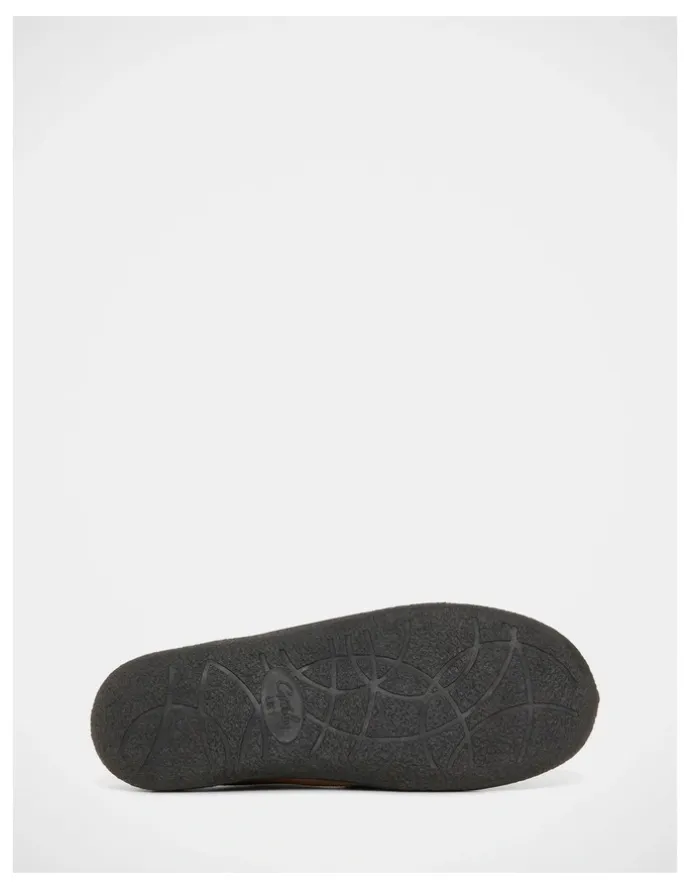 Grosby Alfie II Scuff Slippers in Cognac