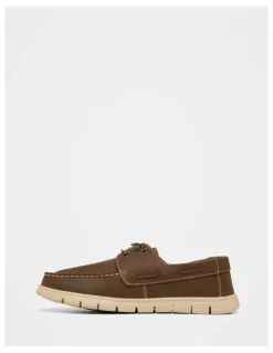 Grosby Memphis Boat Shoe in Oak
