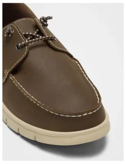 Grosby Memphis Boat Shoe in Oak