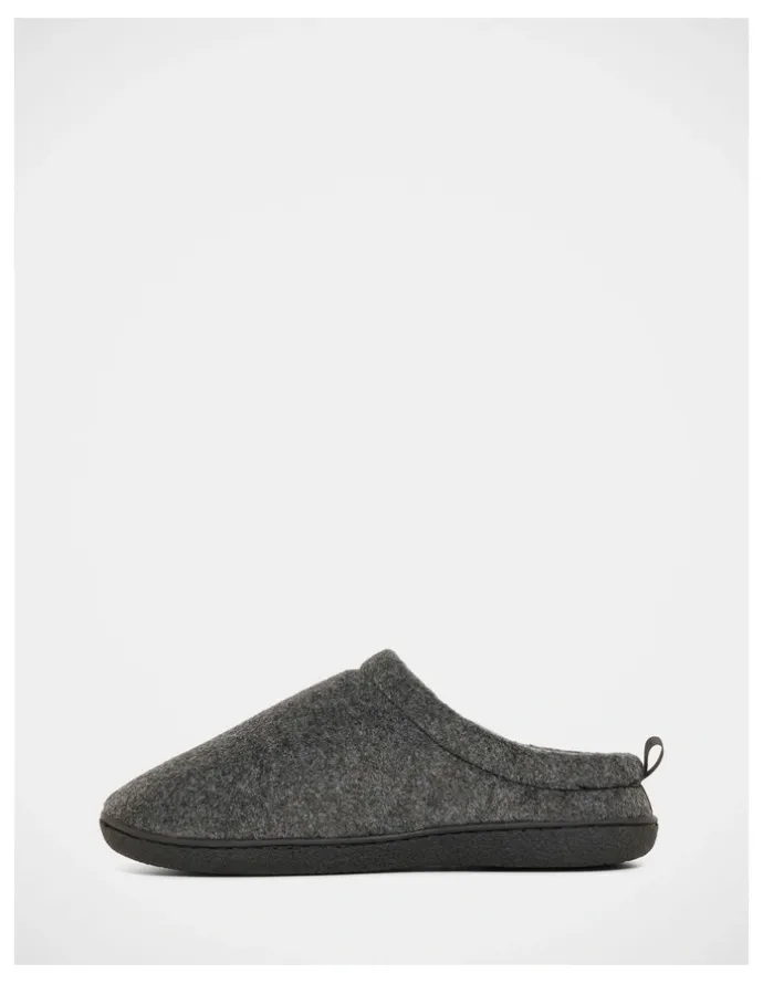 Grosby Rocky Slippers in Charcoal