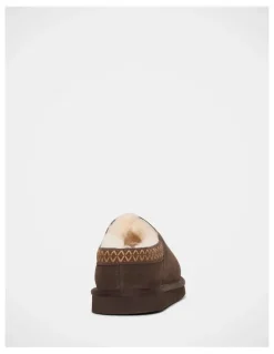 Grosby Theodore Slippers in Chocolate