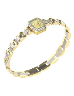 Guess Lion Crystal Bracelet 16mm in Gold