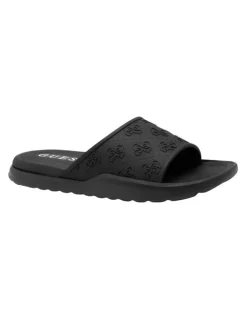 Guess Magaria Slides in Black Logo