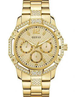 Guess Men's Multi-function Watch in Gold