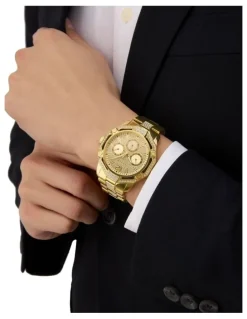 Guess Men's Multi-function Watch in Gold
