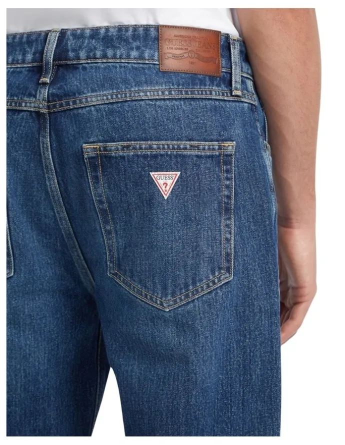 Guess Mid-Rise Relaxed Fit Jeans G18 in Blue