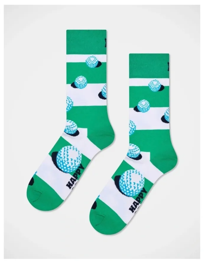 Happy Socks Golf Socks Gift Set 3 Pack