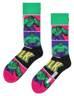 Happy Socks Marvel Avengers 3Pk Sock Gift Set In Green