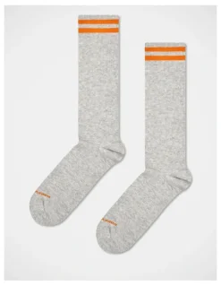 Happy Socks 3-Pack Solid Sneaker Socks in Grey, Yellow, and Black