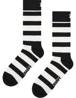 Happy Socks 4Pk Classic Sock Gift Set In Black/white