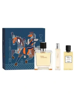 HERMÈS Terre d'Hermés Gift Set, Parfum EDP 75ml 15ml Shower Gel 40ml)