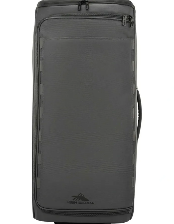 High Sierra Cross Season 87cm Pro Wheeled Duffle in Ash Grey