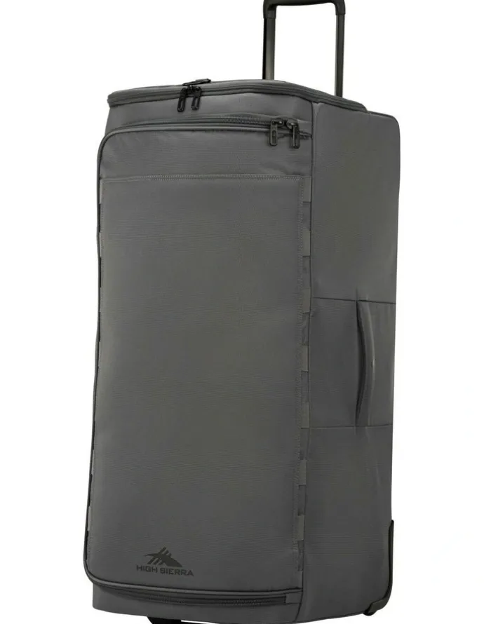 High Sierra Cross Season 87cm Pro Wheeled Duffle in Ash Grey