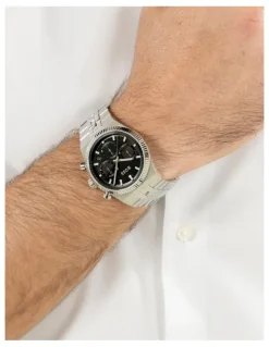 Hugo Boss Candor Prime Stainless Steel Dial Watch in Black