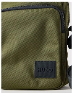 Hugo Ethon 3.0_Ns Pocket Crossbody Bag in Open Green