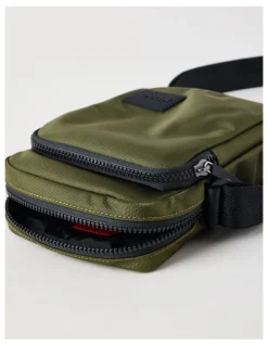 Hugo Ethon 3.0_Ns Pocket Crossbody Bag in Open Green