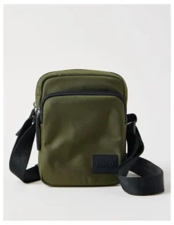 Hugo Ethon 3.0_Ns Pocket Crossbody Bag in Open Green