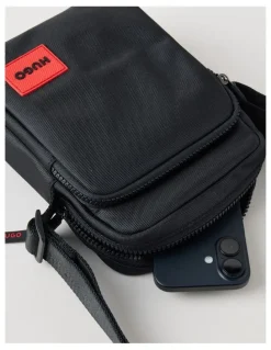 Hugo Ethon 3.0_Ns Pocket Crossbody Bag in Black