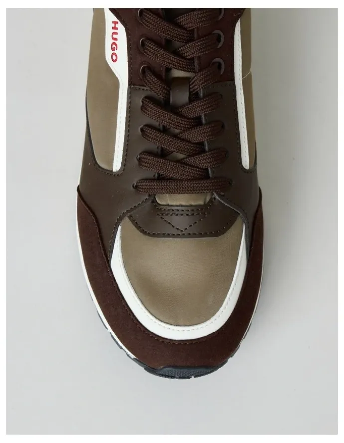 Hugo Icelin_Runn_Pumf_N Sneaker Open Beige