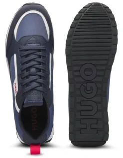 Hugo Icelin Runn Pumf N Sneaker in Open Blue