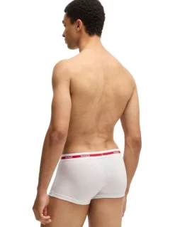 Hugo Triplet Planet Cotton Stretch Trunks 3 Pack in Multi