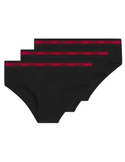 Hugo Triplet Planet Hipster Briefs 3 Pack in Black