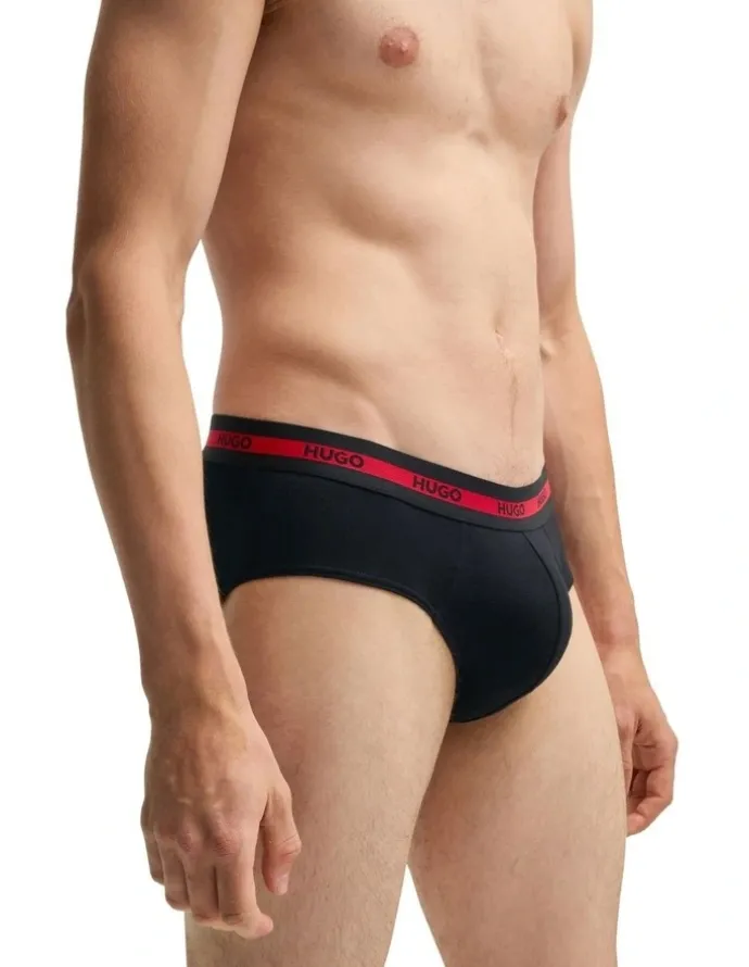 Hugo Triplet Planet Hipster Briefs 3 Pack in Multi