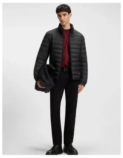 Hugo Brenti Puffer Jacket Black