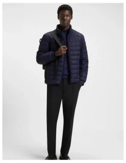 Hugo Brenti Puffer Jacket Navy