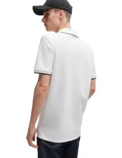 HUGO Dinoso Polo in White