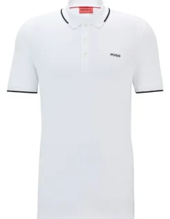HUGO Dinoso Polo in White