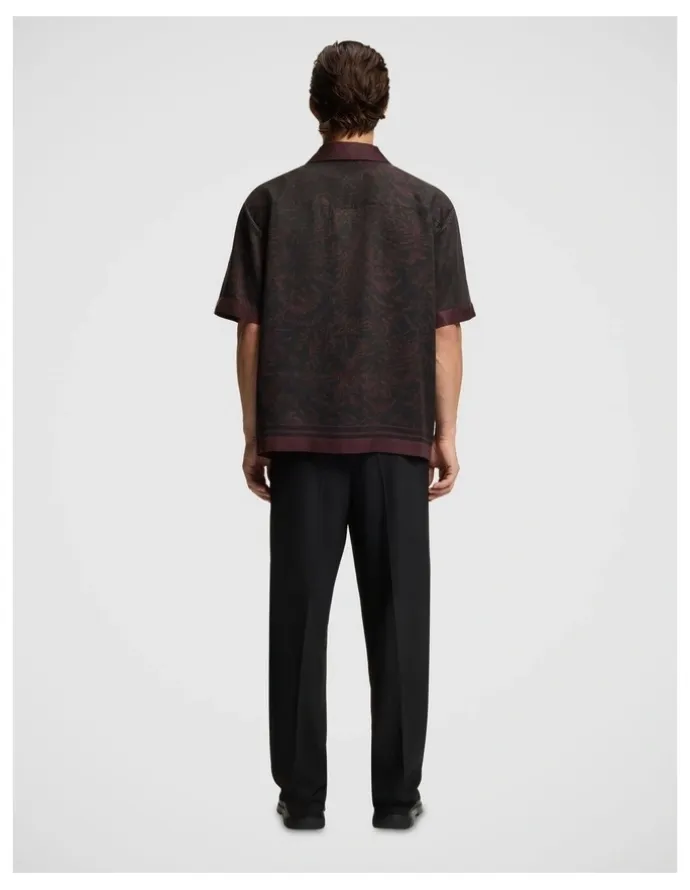 Hugo Espino Short Sleeve Shirt Open Brown