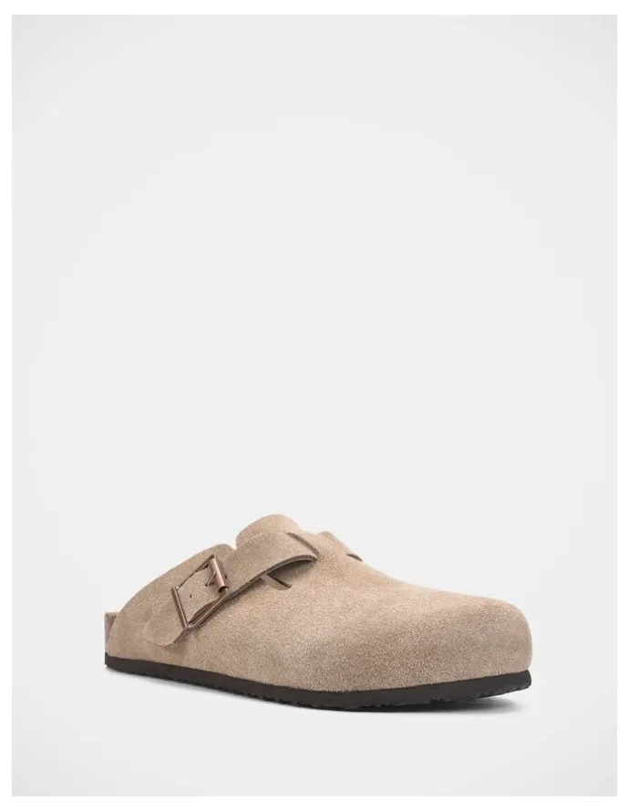 Hush Puppies Blakely M Shoes In Taupe Suede