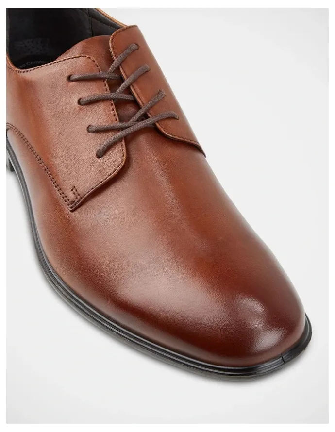 Hush Puppies Cale Shoes In Tan Burnish