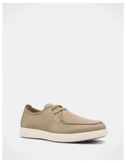 Hush Puppies Gael Shoes In Taupe Nubuck