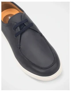 Hush Puppies Gael Shoes In Navy Wild