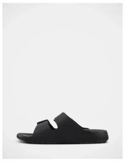 Hush Puppies Hoges Sandals In Black/Grey